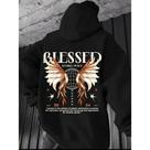 Moletom Estampado Blessed Streetwear Casaco Frio Unissex Moletom Estampado Blessed Streetwear Casaco Frio Unissex