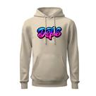 Moletom estampado dope unisex canguru flanelado lançamento