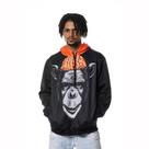 Moletom Estampado Monkey Orange Parcial Masculino Canguru