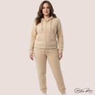 Moletom Estiloso Premium Feminino Plus Size Com Capuz Peluciado Ideal para o Inverno