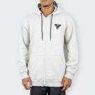 Moletom Fallen Aberto com Capuz Logo Off White Moletom Fallen Aberto com Capuz Logo Off White