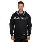 Moletom Fatal Logo 3D Canguru Aberto Preto