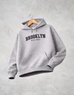 Moletom Feminino Brooklyn Minimalista Fashion Liso Flanelado