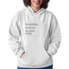 Moletom Feminino Brusinha branca de ano novo - Foca na Moda Moletom Feminino Brusinha branca de ano novo - Foca na Moda