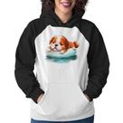 Moletom Feminino Cachorrinho Na Piscina - Foca na Moda Moletom Feminino Cachorrinho Na Piscina - Foca na Moda