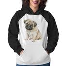 Moletom Feminino Cachorro Pug - Foca na Moda
