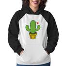 Moletom Feminino Cacto Coração - Foca na Moda