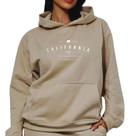 Moletom Feminino Canguru Estampado California Golden Flanelado Quentinho Look Inverno Moletom Feminino Canguru Estampado California Golden Flanelado Quentinho Look Inverno
