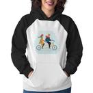 Moletom Feminino Casal Bicicleta - Foca na Moda