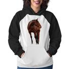Moletom Feminino Cavalo Andaluz - Foca na Moda Moletom Feminino Cavalo Andaluz - Foca na Moda