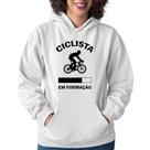 Moletom Feminino Ciclista em formação - Foca na Moda