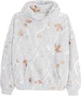 Moletom feminino com capuz ACCPUR de lã de grandes dimensões Camo Maple Leaf