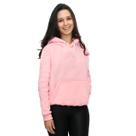 Moletom Feminino Com Capuz e Bolso Flanelado Quentinho