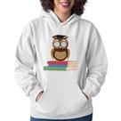 Moletom Feminino Coruja Estudante - Foca na Moda