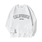Moletom Feminino De Manga Longa Com Gola Redonda E Estampa Da Costa Oeste Da Califórnia, Tendência Moletom Feminino De Manga Longa Com Gola Redonda E Estampa Da Costa Oeste Da Califórnia, Tendência
