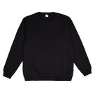 Moletom Feminino Desayner Plus Size Gola Careca Preto