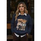 Moletom Feminino Estampa Casal Urso Blusa De Frio Suéter Bear Estampado Ursinho Tendência 2026 Outon Moletom Feminino Estampa Casal Urso Blusa De Frio Suéter Bear Estampado Ursinho Tendência 2026 Outon