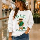 Moletom Feminino Estampado Urso Brasil -Philklen