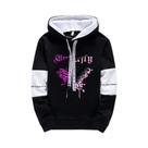 Moletom Feminino Estilo Coreano Y2K Com Capuz Solto E Estampa De Letras, Manga Longa, Moda Urbana