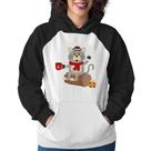 Moletom Feminino Gatinho Simpático - Foca na Moda