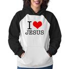 Moletom Feminino I Love Jesus - Foca na Moda
