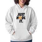 Moletom Feminino Just hodl it - Foca na Moda