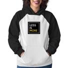Moletom Feminino Less is More - Foca na Moda