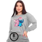 Moletom Feminino Lilo e Stitch casal apaixonados Modelo Gola Careca Blusa de frio Linha Premium 2025 Moletom Feminino Lilo e Stitch casal apaixonados Modelo Gola Careca Blusa de frio Linha Premium 2025