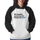 Moletom Feminino Me respeita que eu sou da época do msn - Foca na Moda