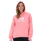 Moletom Feminino New Balance Capuz Basic Conforto - Rosa