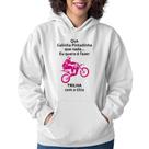 Moletom Feminino Trilha com a titia (moto rosa) - Foca na Moda