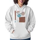 Moletom Feminino Vaso de Planta Minimalista Abstrato - Foca na Moda