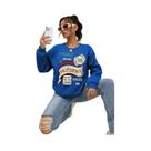 Moletom Feminino Vintage Com Capuz, Estilo Harajuku, Casual, Quente, Solto, Com Estampa De Letras,