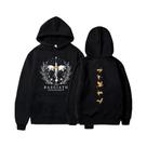 Moletom Feminino Vintage Gótico Com Capuz Estampa Fourth Wing 2025 Casual Retrô Manga Longa