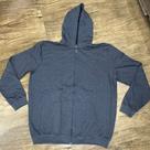 Moletom Fico Masculino Com Capuz E Zíper - Conforto Cinza