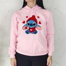 Moletom Flanelado Estampado Desenho Canguru Blusa Casaco Algodão Feminino e Masculino