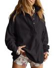 Moletom Gacaky Oversize casual de manga comprida para mulheres