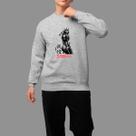 Moletom Gola Careca Algodão Casual Confortável Inverno Blusa De Frio Tecido Macio Mont Cor