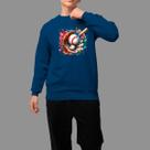 Moletom Gola Careca Algodão Casual Estiloso Inverno Blusa De Frio Tecido Macio Luva Bais