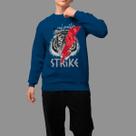 Moletom Gola Careca Algodão Casual Inverno Blusa De Frio Tecido Macio Strike