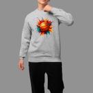 Moletom Gola Careca Algodão Moda De Rua Inverno Blusa De Frio Tecido Macio Basquete fund