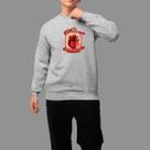 Moletom Gola Careca Basico Casual Estiloso Inverno Blusa De Frio Sagrado Coração