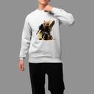 Moletom Gola Careca Basico Masculino Casual Confortável Inverno Blusa De Frio Diver