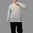 Moletom Gola Careca Basico Masculino Casual Estiloso Inverno Blusa De Frio Blessed