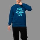 Moletom Gola Careca Basico Masculino Casual Inverno Blusa De Frio God Loves