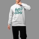 Moletom Gola Careca Basico Masculino Casual Moda Country Inverno Blusa De Frio Wild Free