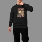 Moletom Gola Careca Basico Masculino Moda De Country confortável Inverno Blusa De Frio Tecido Macio Last Nigth