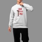 Moletom Gola Careca Basico Masculino Moda De Religioso Confortável Inverno Blusa De Frio Amor Perdoado