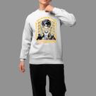 Moletom Gola Careca Basico Masculino Moda De Rua Confortável Inverno Blusa De Frio Tecido Macio Overcomes