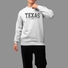 Moletom Gola Careca Basico Masculino Streetwear Casual Moda De Rua Inverno Blusa De Frio Texas